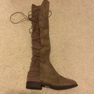 Wild Diva Tan Knee-High Boots